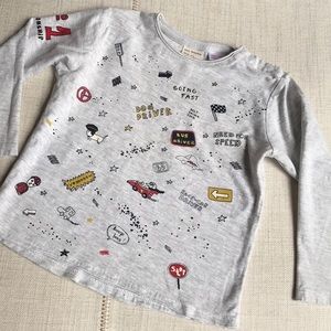 Zara baby boy long sleeve shirt